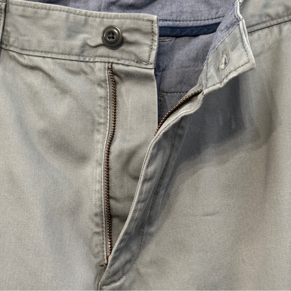 L.L. Bean Men’s Natural Fit Chinos Gray Green 36x32 Cotton Pants - Picture 3 of 5